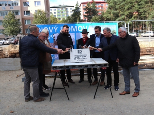 Slavnostní zahájení stavby BD Rokytnice Slavnostní zahájení stavby BD Rokytnice